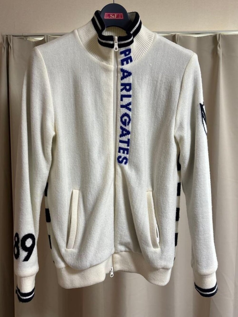 PEARLY GATES Men's Striped Golf Jacket Size 4 ( M ) 9750